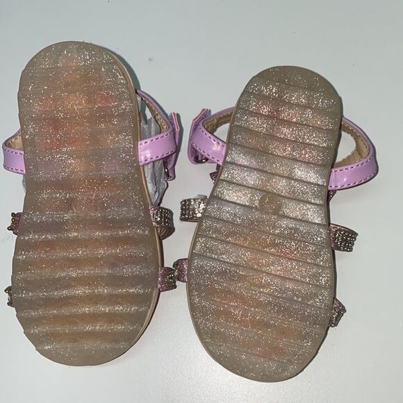 🔥BEBE GIRLS SANDALS KIDS SZ 7 New (200) - Picture 4 of 6
